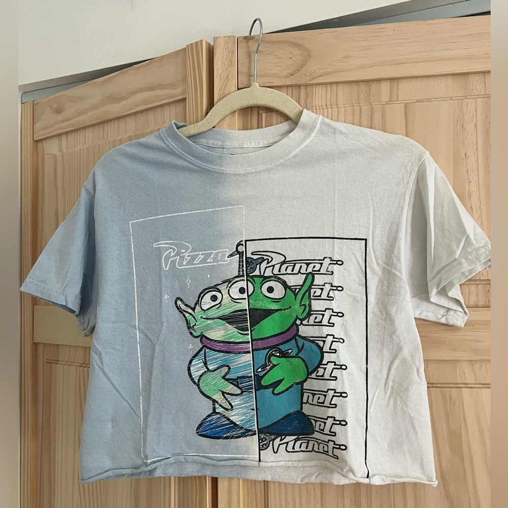 Disney x Pixar Toy Story Alien Crop Top